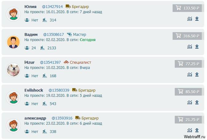 продажа рефералов seosprint