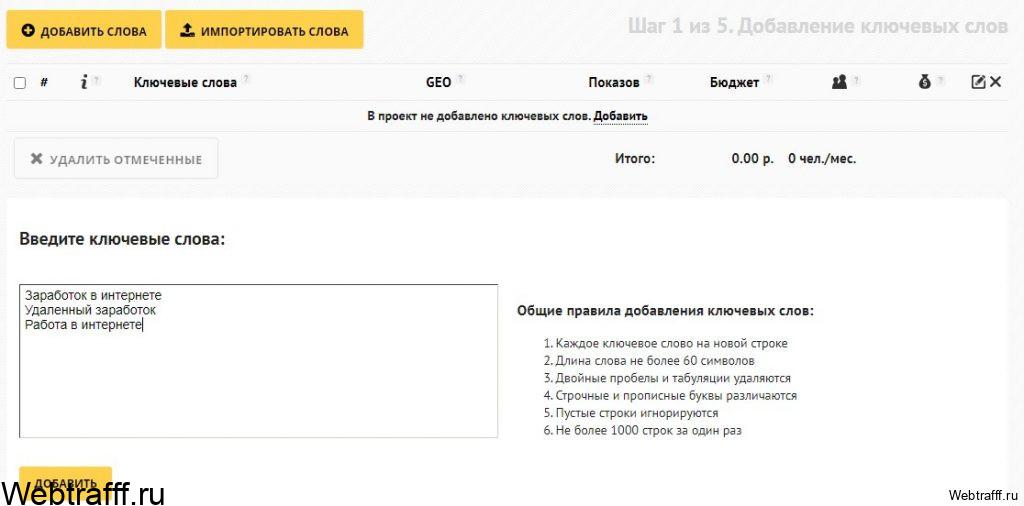 семантическое ядро