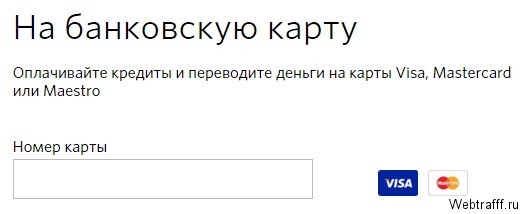 Перевод денег на Сбербанк через QIWI