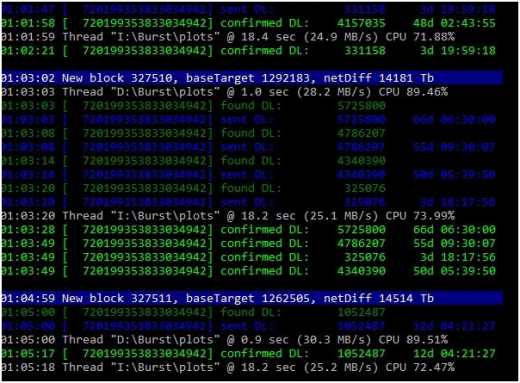 Майнинг криптовалюты BURST (Burstcoin)