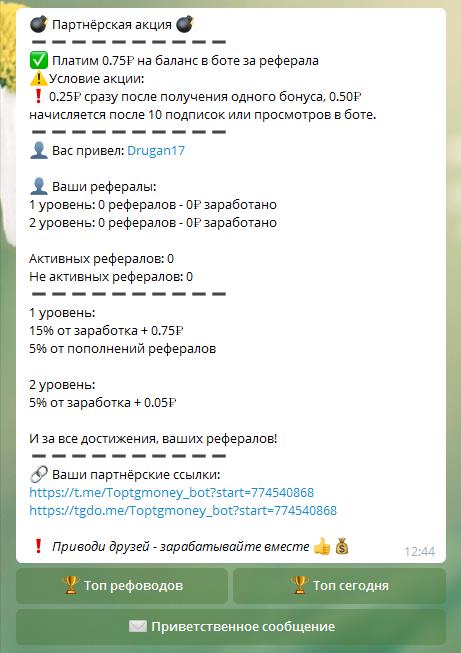 партнерская программа tegmo
