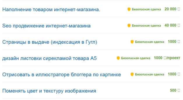 вакансии на работу в интернете
