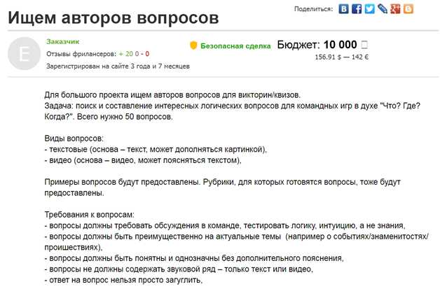авторы вопросов