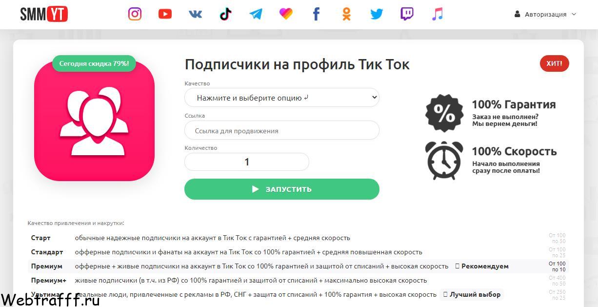 Smmyt накрутка