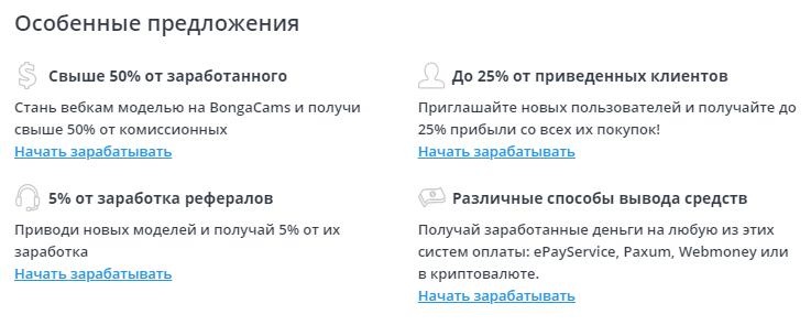 Заработок в вебкам сайте Bongacams 2026