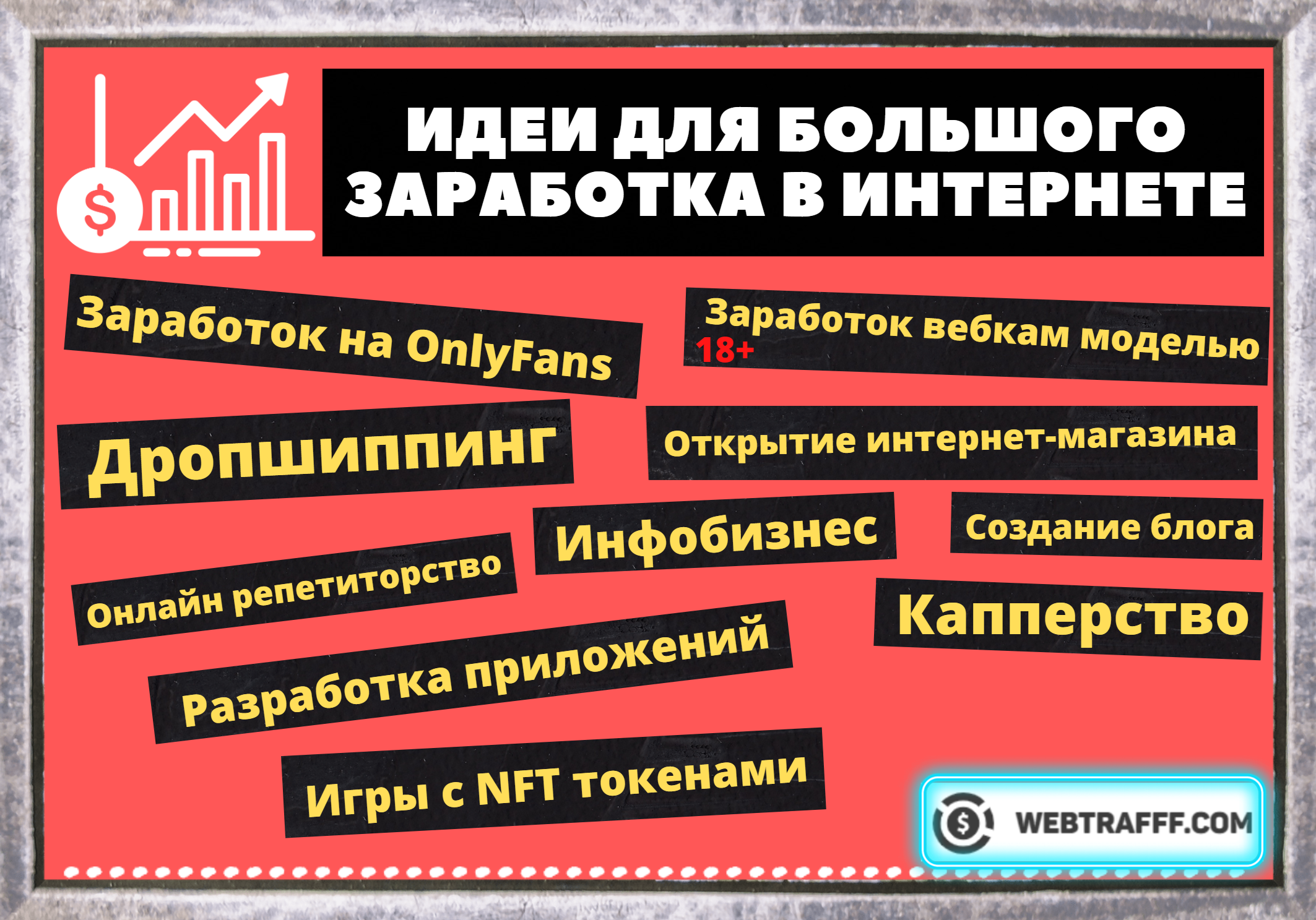 идеи для большого заработка в интернете