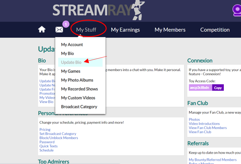 Заработок на вебкам сайте Cams.com (Streamray)