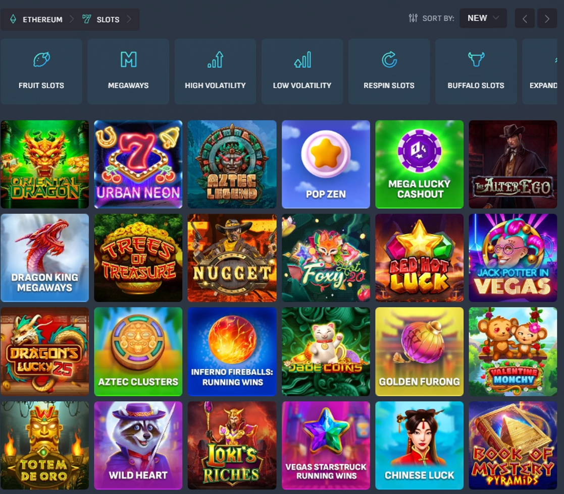 ΠΠ³ΡΠΎΠ²ΡΠ΅ Π°Π²ΡΠΎΠΌΠ°ΡΡ EthCasino